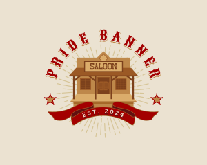 Western Saloon Bar logo design