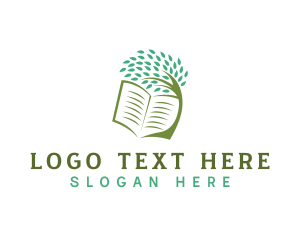 Journalist - Book Tree Learning Book logo design