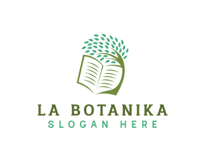 Writing - Book Tree Learning Book logo design
