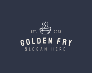 Frying - Restaurant Cooking Pot logo design