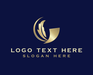 Literature - Journal Quill Writing logo design