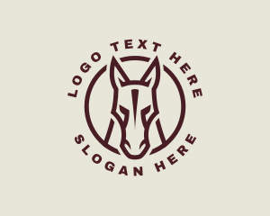 Equestrian - Wild Horse Trainer logo design