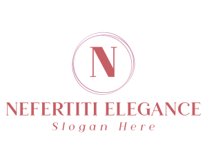 Minimalist Feminine Circle logo design