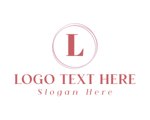 Expensive - Minimalist Feminine Circle logo design