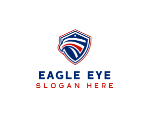 Security Eagle Defense Shield  logo design