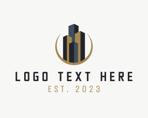 Commerical - Construction Tower Building logo design