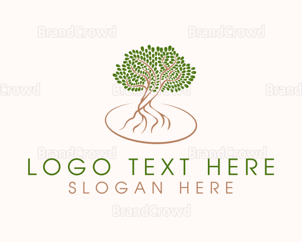 Gardening Plant Harvest Logo