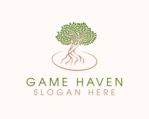 Woods - Gardening Plant Harvest logo design