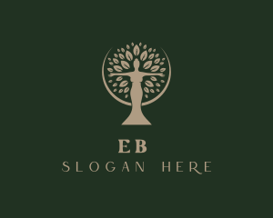 Natural - Nature Woman Tree logo design