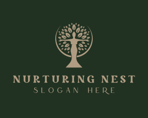 Nature Woman Tree logo design