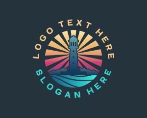 Traveler - Lighthouse Marine Port logo design