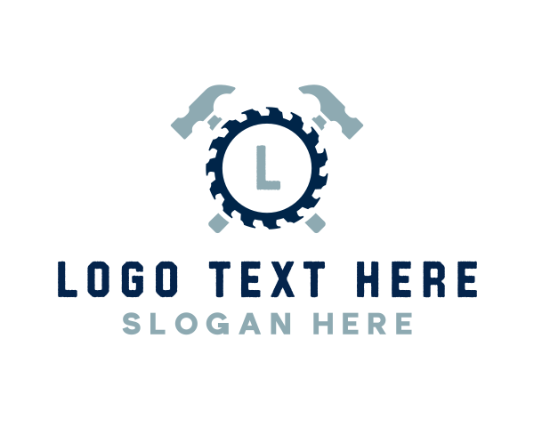 Hammer - Lumberjack Hammer Saw logo design