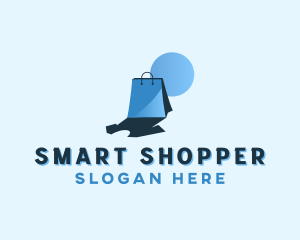 Shirt Shopping Bag Apparel logo design