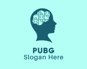 Brain Puzzle Psychology Logo