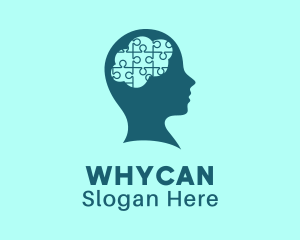Brain Puzzle Psychology Logo