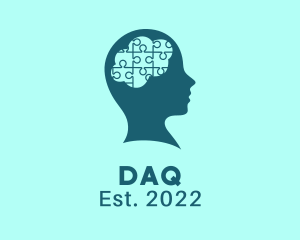Psychologist - Brain Puzzle Psychology logo design