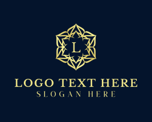 Furniture - Floral Luxury Pattern logo design