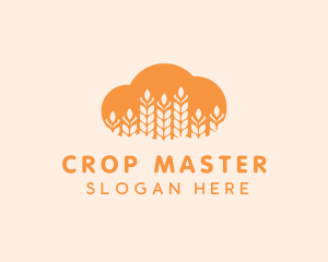 Agricultural Grains Cloud logo design