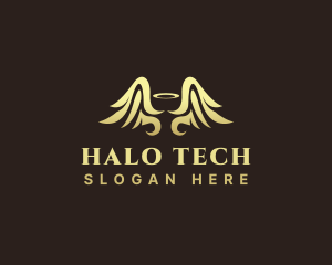 Halo - Holy Halo Wings logo design