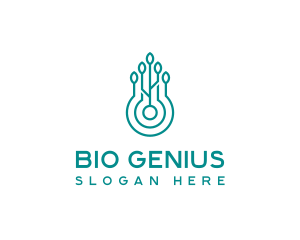 Biotechnology - Science Biotechnology Lab logo design