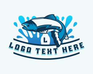 Salmon - Fish Tuna Seafood logo design
