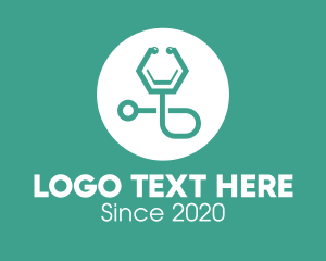 Medical Consultation - Green Doctor’s Stethoscope logo design