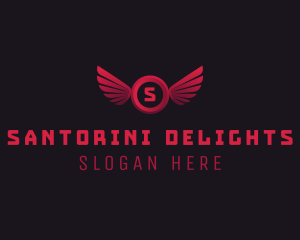 Aviary Wing Aeronautics logo design