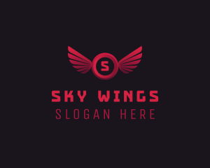 Aviary Wing Aeronautics logo design