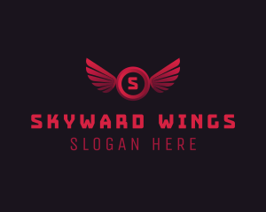 Aviary Wing Aeronautics logo design