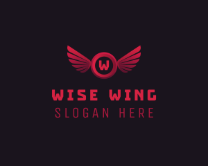 Aviary Wing Aeronautics logo design