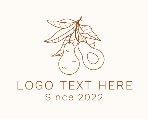 Soap - Avocado Fruit Branch logo design