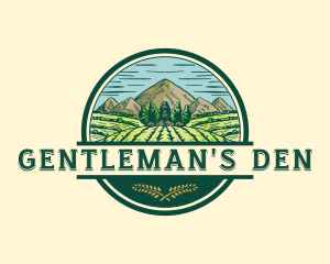 Land Farming Field logo design