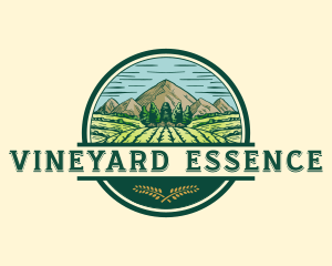 Land Farming Field logo design