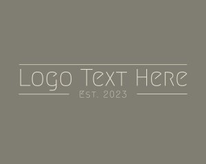High End - Luxury Branding Business logo design