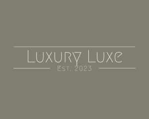 Luxury Branding Business logo design