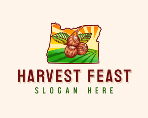 Oregon Hazelnut Farm logo design