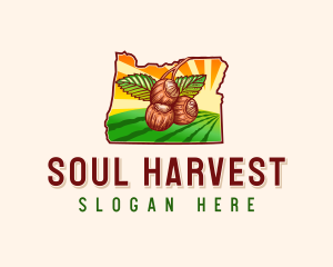 Oregon Hazelnut Farm logo design