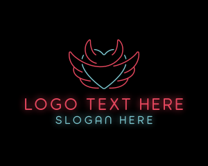 Sexual - Angel Devil Nightclub logo design