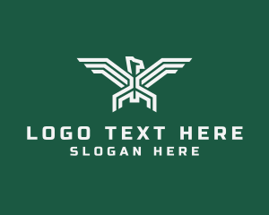 Military Camp - Bird Wings Clan logo design