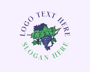 Italy - Italy Grapevines Fruit logo design