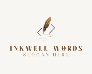 Writing - Feather Quill Writing logo design