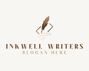 Writing - Feather Quill Writing logo design