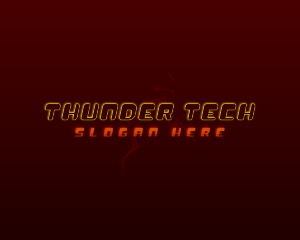 Thunder Electric Gaming logo design