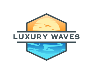 Tropical Summer Getaway  logo design