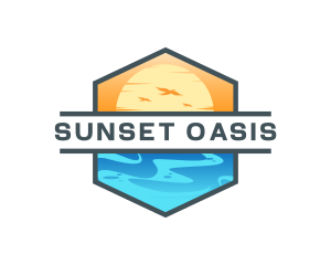 Tropical Summer Getaway  logo design