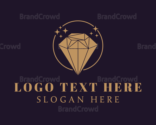 Gold Diamond Luxury Logo