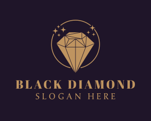 Gold Diamond Luxury logo design