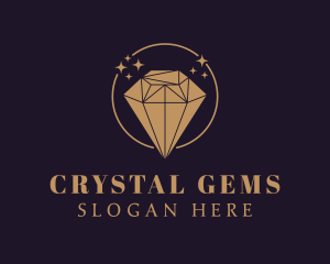 Gold Diamond Luxury logo design