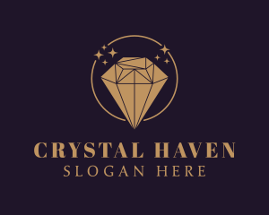 Gold Diamond Luxury logo design