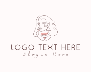 Blogger - Beauty Luxury Jewelry logo design